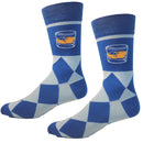 Bourbon Whiskey on the Rocks Argyle Drinking Socks-3