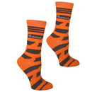Tennessee Shapes in Orange and Gray Women's Socks-2
