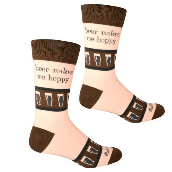 Beer Makes Me Hoppy Men's Socks
