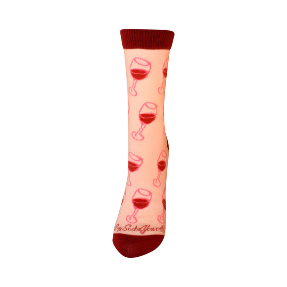 Wine Glasses Women's Socks