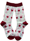 Wine Glasses Women's Socks-1
