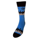 Nashville Skyline and Piano Keys Men's Socks-4