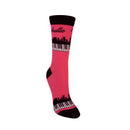 Nashville Skyline and Piano Keys Women's Socks-4
