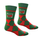 Bourbon Whiskey on the Rocks Argyle Drinking Socks-2