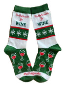 Tis the Season for Wine Women's Socks-1