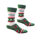 Sippin in a Whiskey Wonderland Men's Socks-2