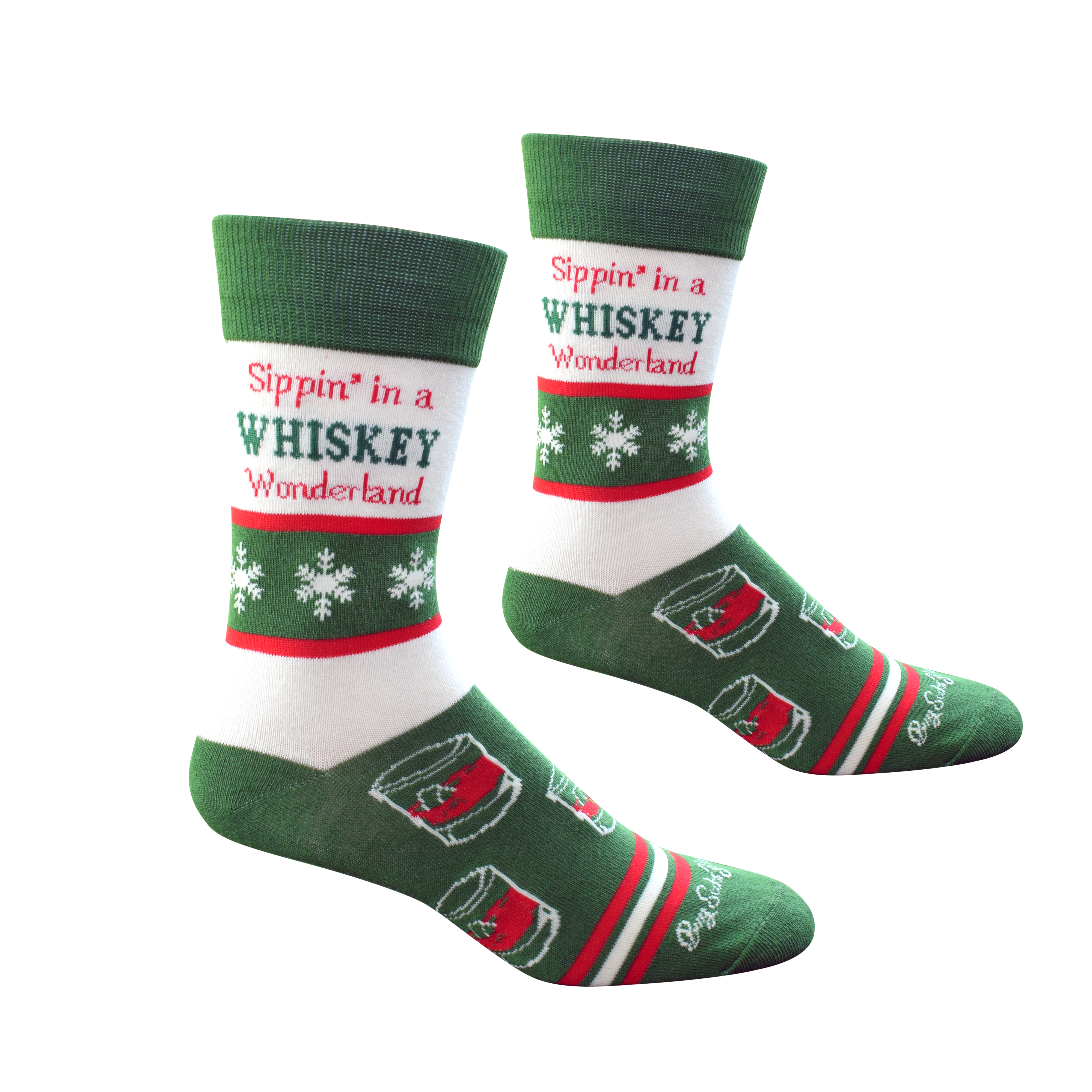 Sippin in a Whiskey Wonderland Men's Socks