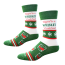 Sippin in a Whiskey Wonderland Men's Socks-3