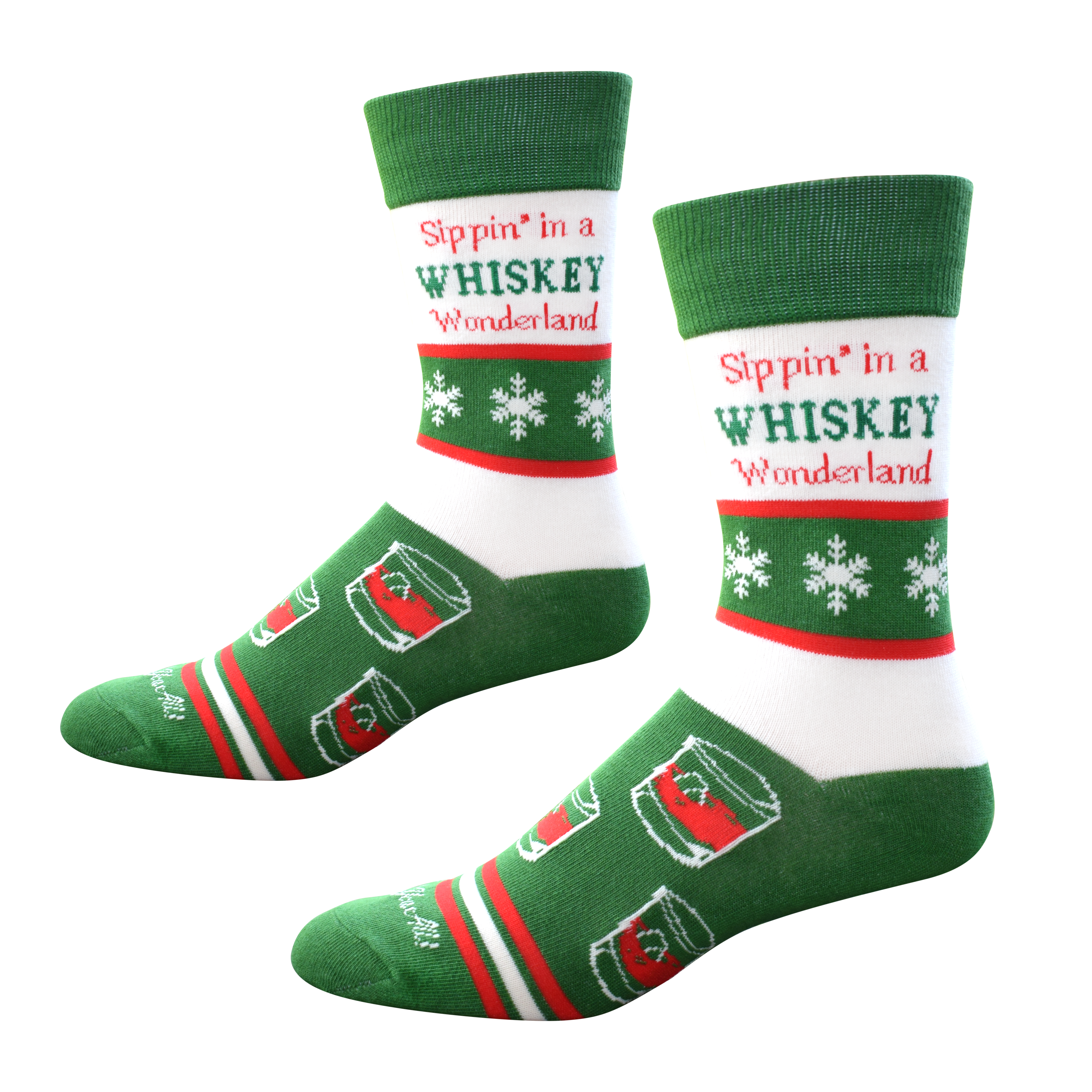 Sippin in a Whiskey Wonderland Men's Socks