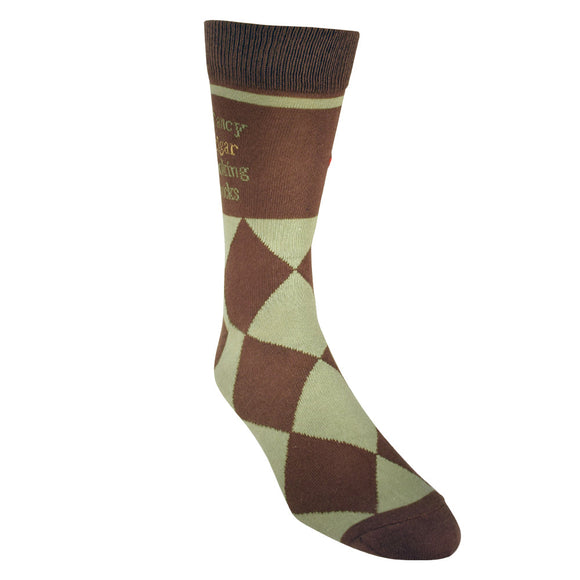 Fancy Cigar Smoking Socks Men's Socks