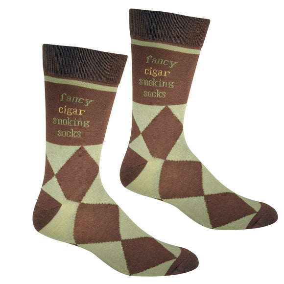 Fancy Cigar Smoking Socks Men's Socks