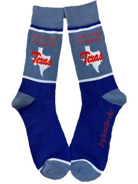 Even My Socks are Bigger in Texas Men's Socks