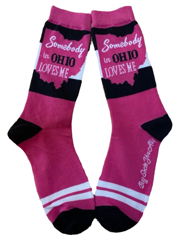 Somebody in Ohio Loves Me Women's Socks