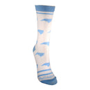 North Carolina Shapes in Blue and White Women's Socks-4