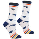 North Carolina Shapes in Flag Colors Women's Socks-2