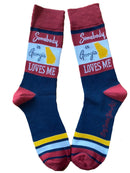 Somebody in Georgia Loves Me Men's Socks-1
