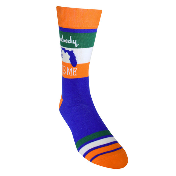 Somebody in Florida Loves Me Men's Socks