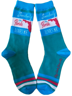 Somebody in Florida Loves Me Women's Socks
