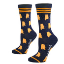 Alabama Shapes Navy and Orange Women's Socks-3