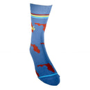 Florida Shapes in Blue and Red Men's Socks-4