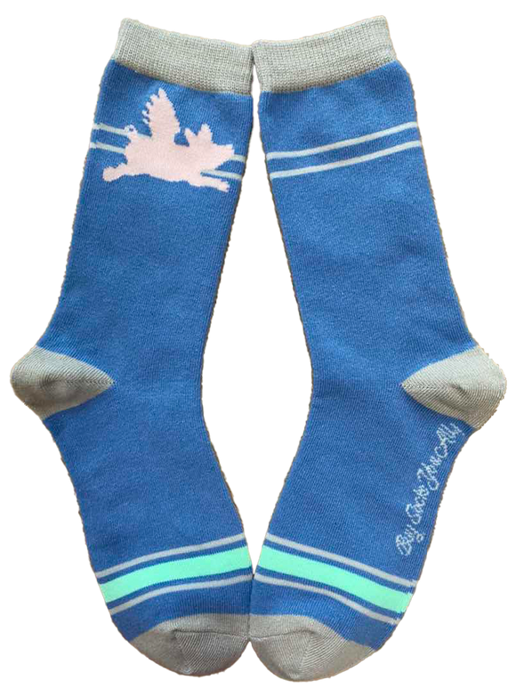 Flying Pig Women's Socks
