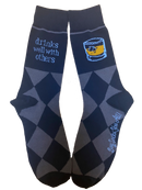 Drinks Well With Others Men's Socks-1