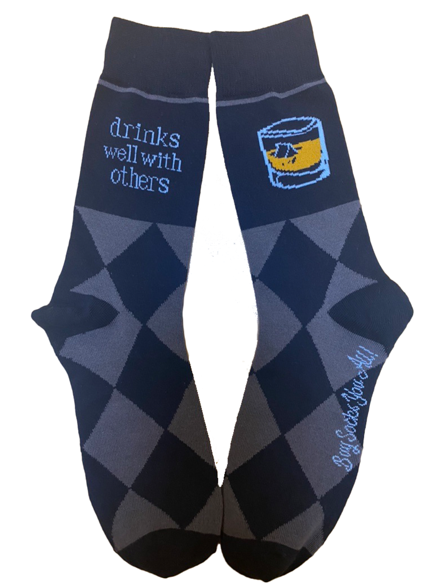 Drinks Well With Others Men's Socks