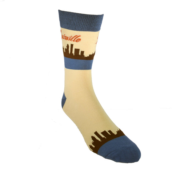 Louisville Kentucky Skyline Men's Socks