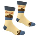 Louisville Kentucky Skyline Men's Socks-2