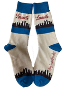 Louisville Kentucky Skyline Men's Socks-1