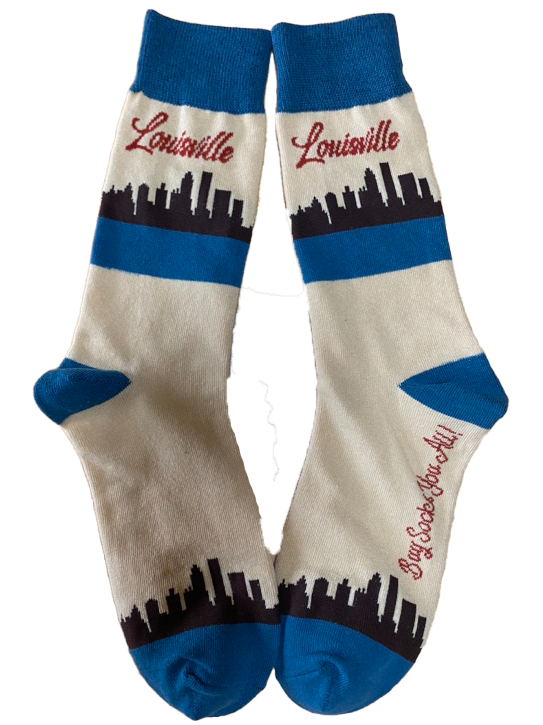 Louisville Kentucky Skyline Men's Socks