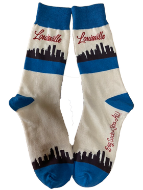 Louisville Kentucky Skyline Men's Socks