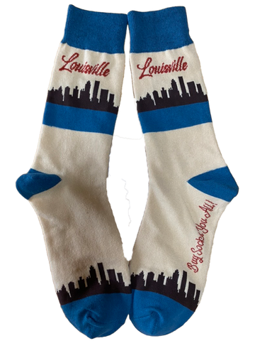 Louisville Kentucky Skyline Men's Socks