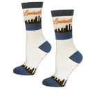 Louisville Kentucky Skyline Women's Socks-3