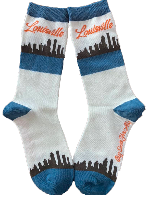 Louisville Kentucky Skyline Women's Socks