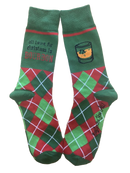 All I Want for Christmas Sock with I Do It For the Hos Rock Glass Gift Basket-4