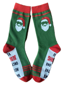 Santa's Not the Only One Judging You Women's Socks-1