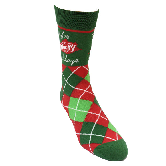 Kentucky Home for the Holidays Men's Socks