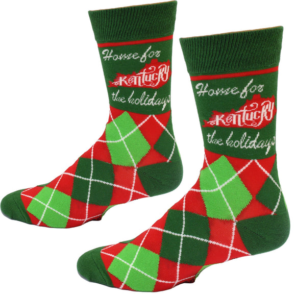 Kentucky Home for the Holidays Men's Socks