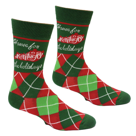 Kentucky Home for the Holidays Men's Socks