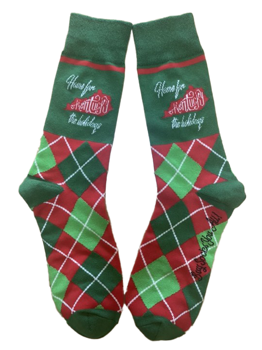 Kentucky Home for the Holidays Men's Socks