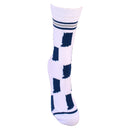 Indiana State Shapes Blue and White Women's Socks-4