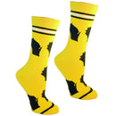 Wisconsin Shapes in Green and Yellow Women's Socks-2