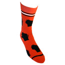 Wisconsin Shapes in Red and Black Men's Socks-4