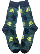 Wisconsin Cheese Men's Socks-1