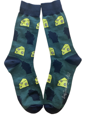 Wisconsin Cheese Men's Socks