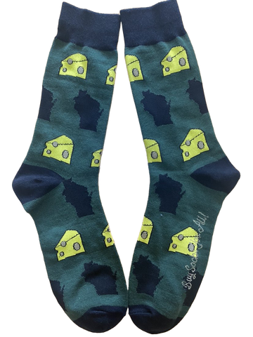 Wisconsin Cheese Men's Socks