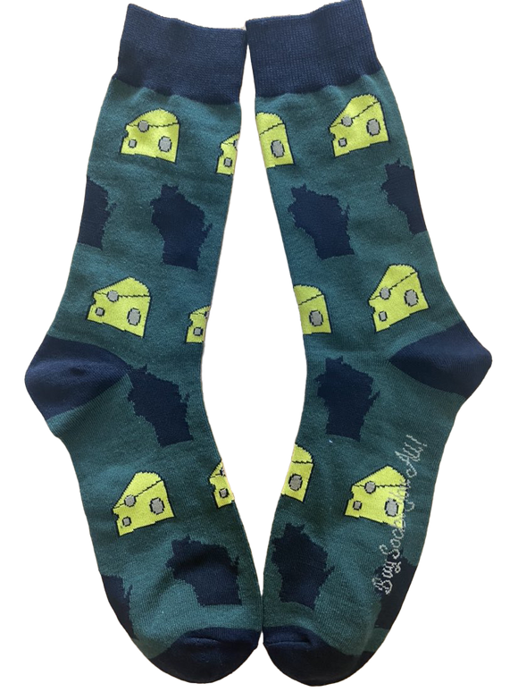 Wisconsin Cheese Men's Socks