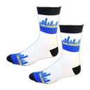 Milwaukee Wisconsin Skyline Men's Sock-3