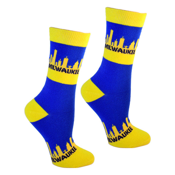 Milwaukee Wisconsin Skyline Women's Socks